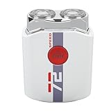 ZJchao Folienrasierer, Doppelkopf, Abnehmbarer Reise-Bartschneider für Männer mit Zinklegierung, Vollautomatischer, Tragbarer, Waschbarer Bartschneider, Rasierer für Männer, Elektrischer Rasierer