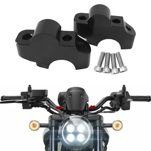 Elevadores manillar motocicleta adaptador extensible elevado de abrazadera robusto 2