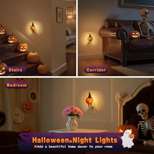 JandCase Halloween Night Light, 3000K Night Lights Plug into Wall - image 7