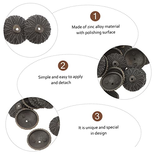 Cubtol 50Pcs Flower Spacer Nail Flower Decor Thumb Tacks Decorative Home Décor Upholstery Pin Washer Furniture Hardware Upholstery Tack Washer Upholstery Nails Washer Furniture Pin Washer #TOP3