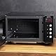 Cecotec Mikrowelle ohne Platte GrandHeat 2000 Flachbett Schwarz. Fassungsvermögen 20 Liter, Leistung 700 W, Timer bis 60 min, Innere Keramikbeschichtung [Energieeffizienzklasse A+]