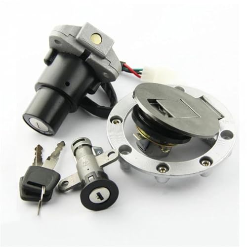 HFMXZHI Kit de Cerradura con Llave para Yamaha TZR150 TZR125 TDM850 TZM150 TZR 150 TZR 125 TDM 850 TZM 150 12 V Interruptor De Encendido De Motocicleta Tapa De Combustible Llave De Bloqueo De Asiento