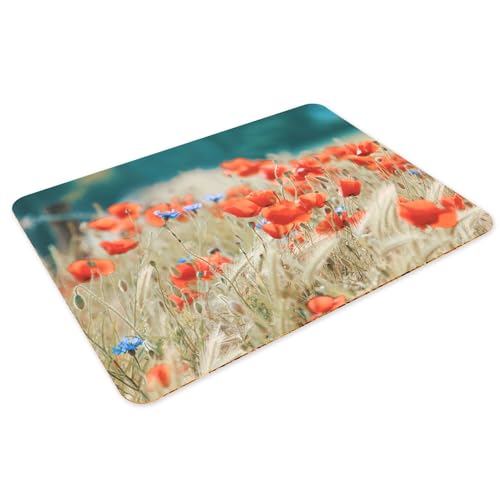 Dessous en liège napperons grand format fleurs sauvages de haute qualité