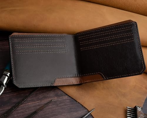 Image of URBAN FOREST Tyson Brown /Cognac Leather Wallet for Men