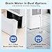 NEWBULIG 30Pints Dehumidifier with Drain Hose, 2,000 Sq.Ft Dehumidifier for Basement, 0.53 Gallon Tank, Low 38dB, Smart Humidity Ring, Ideal Whole House Humidity Remover for Home, Bedroom & Bathroom