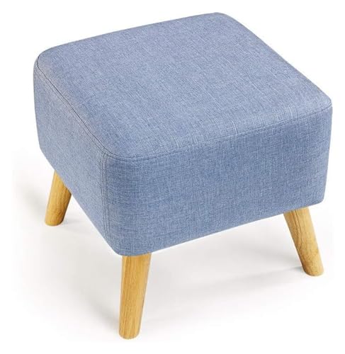 Chaise repose-pieds en lin de qualité supérieure et bois
