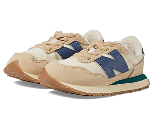 Image of New Balance Kids 237 Bungee Sneaker, Incense /Vintage Indigo, 10.5 W Little Kid (4-8 Years)