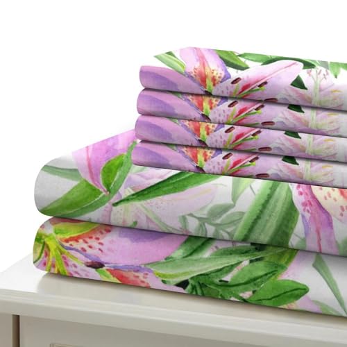 Housse de couette léopard rose finis les plis et les allergies