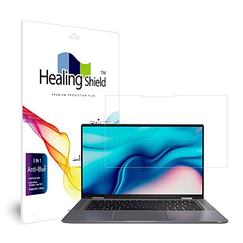 Healingshield スキンシール液晶保護フィルム Screen Protector Eye Protection Anti UV Blue Ray Film Compatible with Dell Latitude 9510 2 in 1