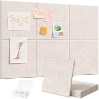 Lifewit Groß Pinnwand Filz Selbstklebend, 90 x 60 cm-6 Pack Korkwand Alternative, Dekorative Vision Board Fotowand Pin Board Memoboard mit 30 Stück Pinnnadeln für Büro, Kinderzimmer, Wanddeko, Kamel