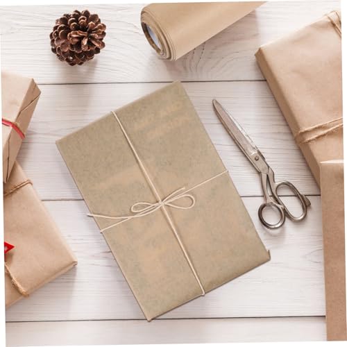 Papier Cadeau Kraft Marron Épais Résistant et Papier Emballage Bouquet LRXIYODE - 7