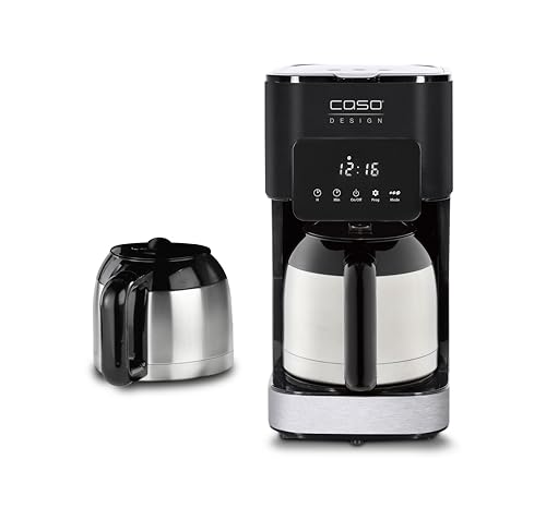 Cafetera de goteo CASO de acero inoxidable con dos jarras para alta durabilidad 2
