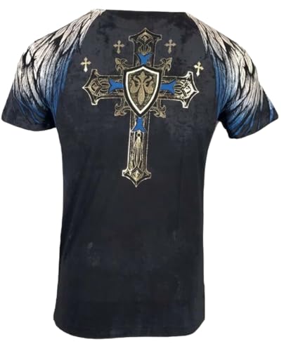 Xtreme Couture by Affliction Men's T-Shirt Tempest Biker MMA4
