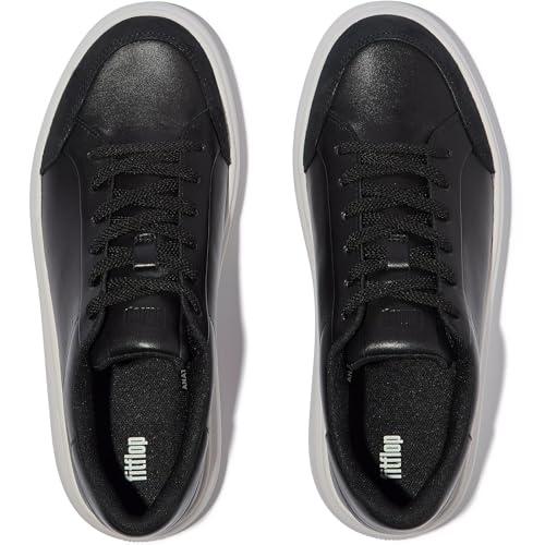 FitFlop Women's Rtg Leather/Suede Sneakers4