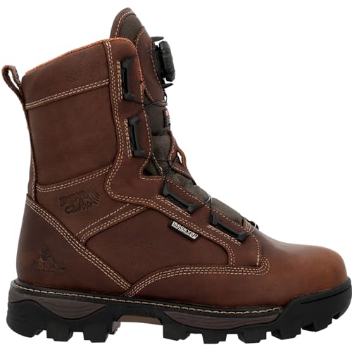 ROCKY BearClaw 800G Insulated Hunting Boot, Brown, Size 10.5(W)