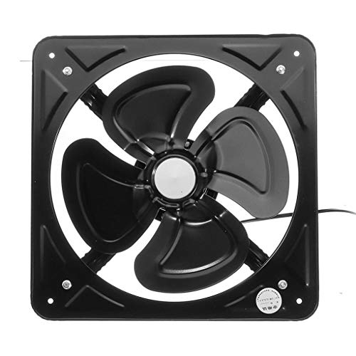 12" Metal 220V Exhaust Fan Air Vent Duct Ventilator Bathroom Extractor For Industrial Kitchen Toilet Ventilation Fan System Ventilation