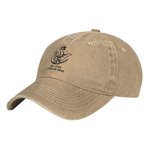 Allgobee Trucker Hat Jiu-Jitsu State Of Mind Novelty Hats Adjustable Dad Caps Snapback Baseball Cap cover