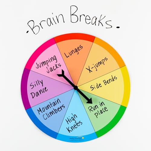 Really Good Stuff Magnetic Dry Erase Spinner Wheel - 1 Magnetic Spinner Wheel 17', for Whiteboard or Fridge, Classroom Essentials & Must Have, Home, School, & Office