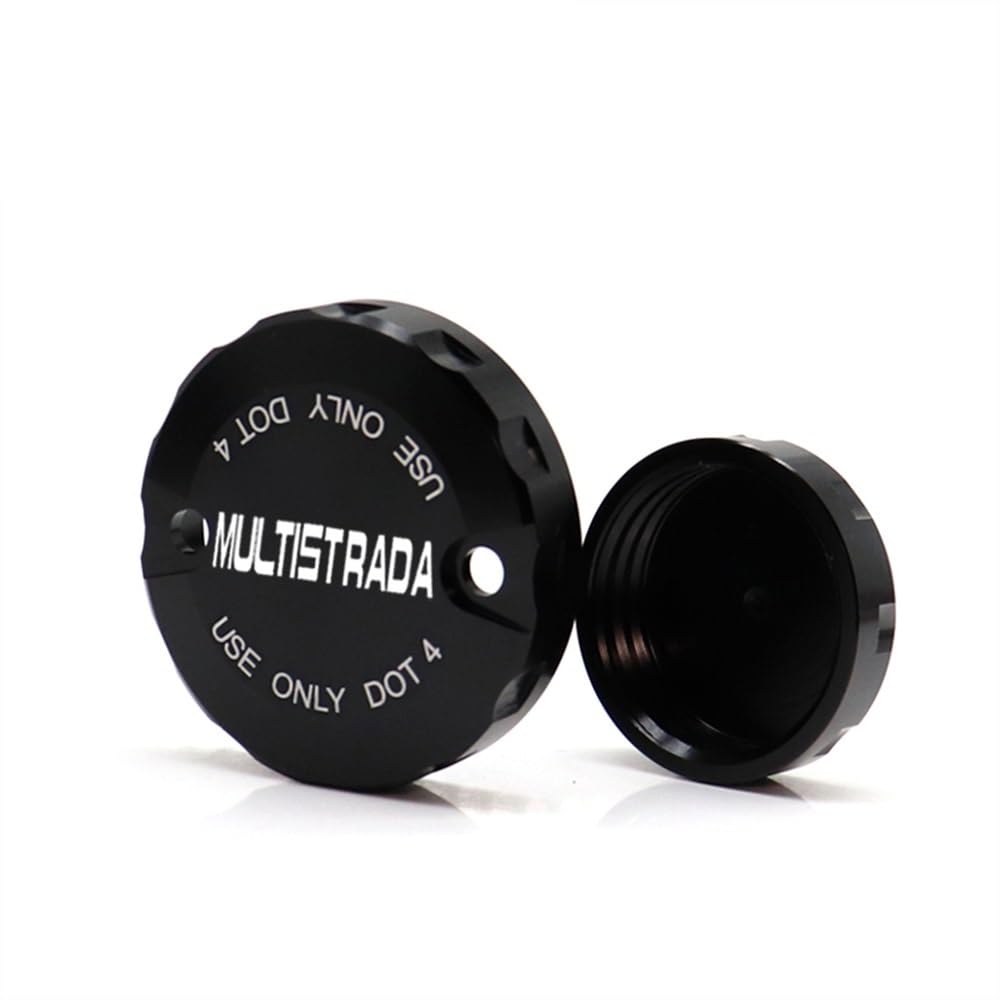 Coperchio Cilindro Maestro Freno Posteriore Per Harley Davidson FL 1979-1984 E FLST 1986-1999 - In Acciaio Cromato O Nero