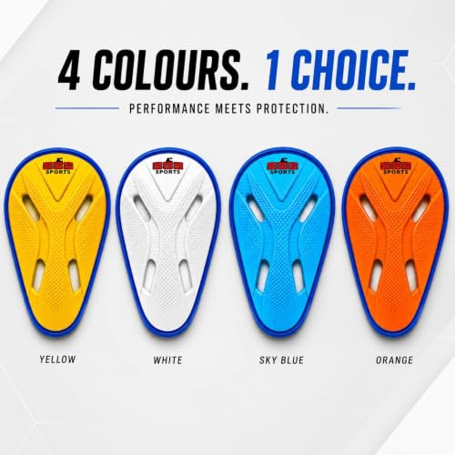 Image of SSS Octopus Abdominal Guard with Extra Soft Rubber Pad (Size & Colour Choice) (Kids, Yellow)