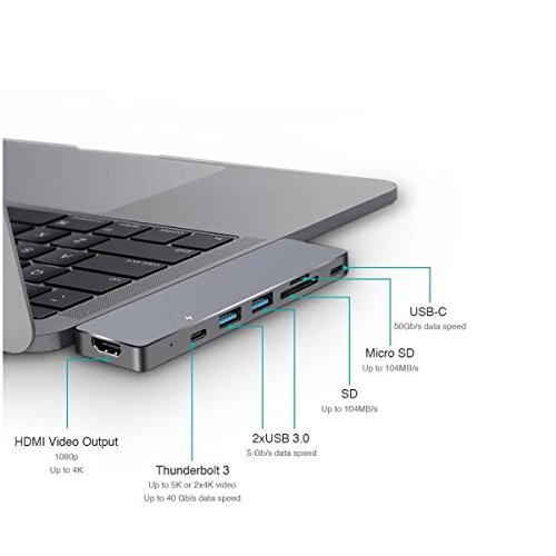 Mini Station d'accueil USB Type-C Nilox NLX-2TC-HUBAPP pour PC