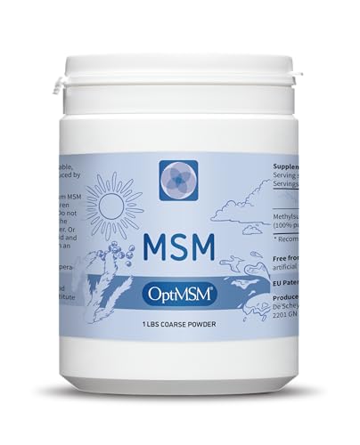 OptiMSM Pure Methylsulfonylmethane MSM Supplement Powder Organic Gluten Free Non-GMO Opti MSM Sulfur Crystals/Powder for Kids and Adults