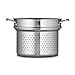 Tramontina Signature Stainless Steel Pasta Strainer Insert for Pot, Basket compatible with 8-Quart Stock Pot