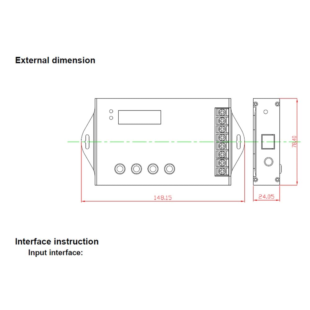 DC 12V 24V WiFi RGB Zeit programmierbar LED Controller TC421 5 Kanäle 20A Common Anode Programmierbar LED Strip Dimmer
