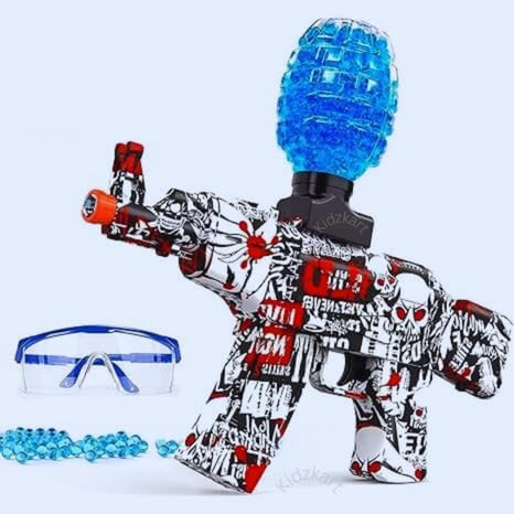 Image of Jelly Shoot Electric Toy Gun for Kids | Automatic Water Beads Gel Ball Blaster | Rechargeable Outdoor Shooter with Soft Gel Balls | Safe Fun Activity Toy for Boys & Girls