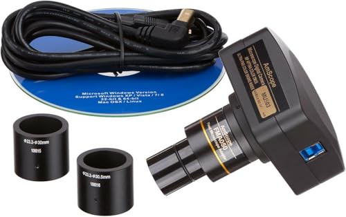 Image of 5MP USB 3.0 COLOR CMOS C-MOUNT MICROSCOPE CAMERA WITH REDUCTION LENS