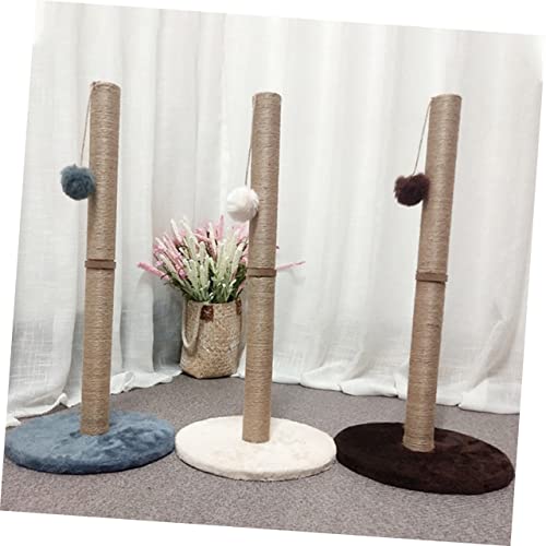 Yardwe 3 Pecas corda corda substituição natural retro artesanato corda coluna substituição arranhado