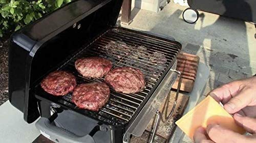 Duke Grills Omaha Go Anywhere Portable Charcoal Grill With Lid - Mini Table Top Grill For Camping, Boat, Tailgate, Bbq - Sturdy Steel Design - Foldable Legs - 6 Burgers, 4 Dogs #TOP6