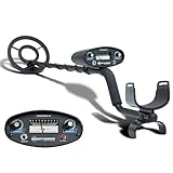 Bounty Hunter TK4 Tracker IV Metal Detector – All-Terrain Gold, Silver, Coin & Relic Finder with 8" Waterproof Coil, 3 Detection Modes – for Adults & Kids – Made in USA