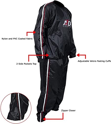 Heavy Duty ARD Sweat Suit Sauna Exercise Gym Suit Fitness Boxing MMA Fitness Weight Loss Sweat Suit Gym Workout Anti-Rip
