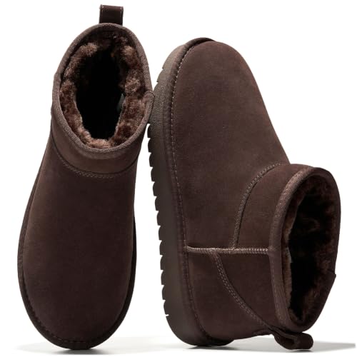 Image of Project Cloud Genuine Leather Ankle Boots for Women - Water Resistant with Memory Foam Insole Winter Boots - Trending Shoes & Comfortable Women's Ankle Boots (Hippy)