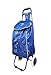 Borderline 40L Lightweight Shopping Trolley, Hard Wearing & Foldaway Trendy Folding/Collapsible Push/Pull Carts for Easy Storage with 2 Wheels (Butterfly)