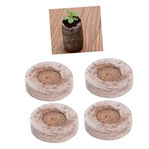 BESPORTBLE 20 Piezas Iniciador De Suelo De Plántulas Nutrafoll Guardería Suelo De Vivero Suelo De Turba Dimensión Gránulos De Suelo Vegetal Pellets De Turba De Jardín Planta