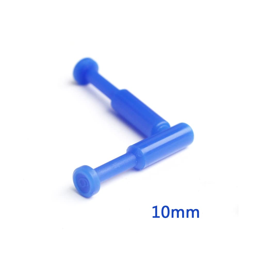 ezqnirk 10PCS Pneumatic Quick Pipe Plug Blue Nylon Blanking Plug Hose Dustproof Seal Connector,10mm