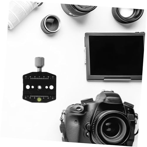 Abrazadera de liberación rápida con placa para trípode de cámara DSLR 6