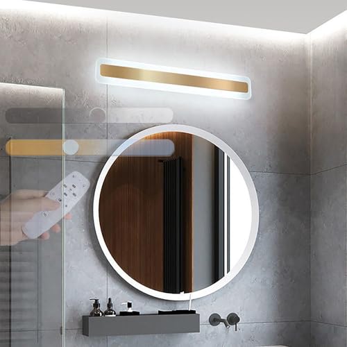 Lámpara de pared con mando a distancia para iluminación interior LED de baño