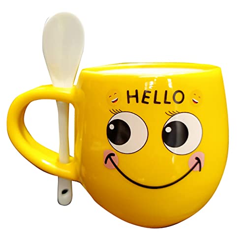 Buy Occasion Hello Yellow Emoji Smiley Tea Cups Emoticons Series
