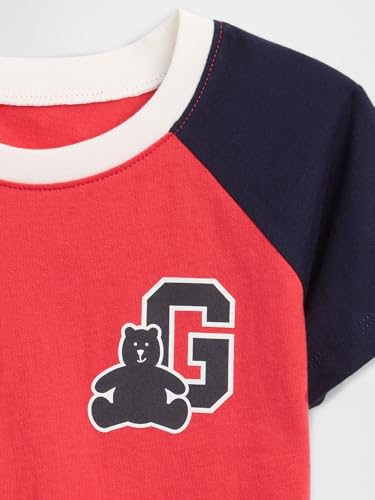Image of Gap Baby Boys' Short Sleeve Raglan Logo Tee
