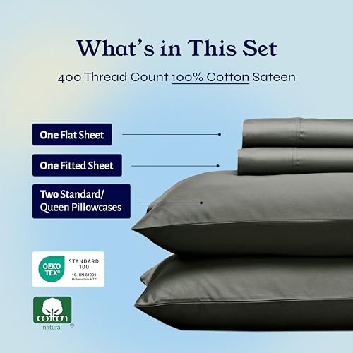 image for California Design Den Soft Queen Sheet Set - Soft 400 Thread Count Sat