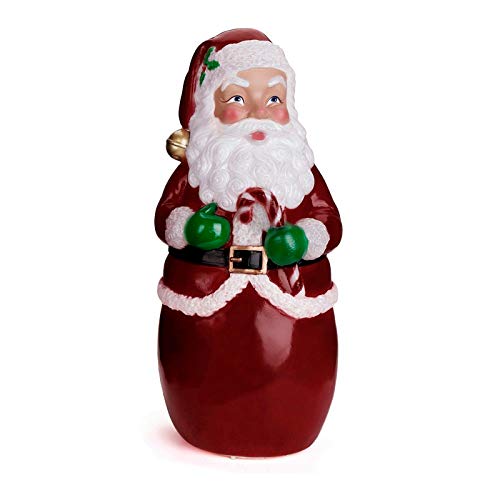 Realdo Santa Claus Statue Fashionlite Christmas Xmas Santa Claus Lighted Yard Decoration LED Light Effect Santa Statue