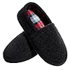 festooning Kids Boys Comfy Warm Indoor House Slippers Fleece Memory Foam Shoes