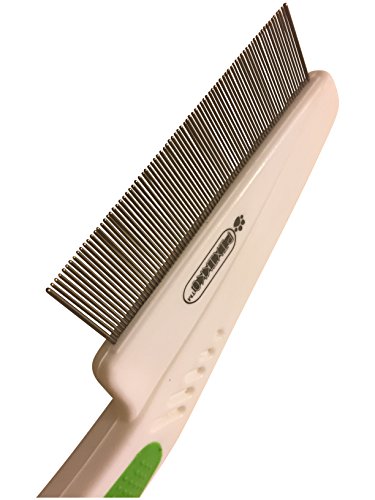 Pixikko Fine Spaced Pin Comb - Extra Fine 18mm Metal Pins Remove Flaky skins and Loose Hair - Image 4
