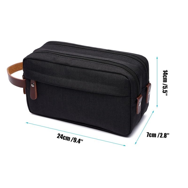 Borsa da Toilette a Doppio Strato per Viaggi all'aperto, Pochette cosmetica per Uomo e Donna, Organizer per Kit da Bagno, Trousse per Trucco e Bellezza, Borsetta a Mano