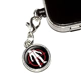 Graphics and More Zombie Outbreak Response Team - Zombie Hunter Anti-Dust Plug Universal Earphone Headset Jack Charm for Mobile Phones - 1 Pack - Non-Retail Packaging - Antiqued Silver