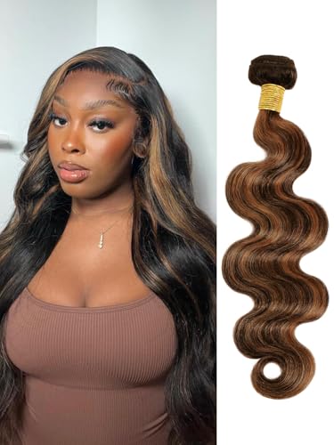 Anmetan 12A F1B/30 Highlight Human Hair Bundles Body Wave 18