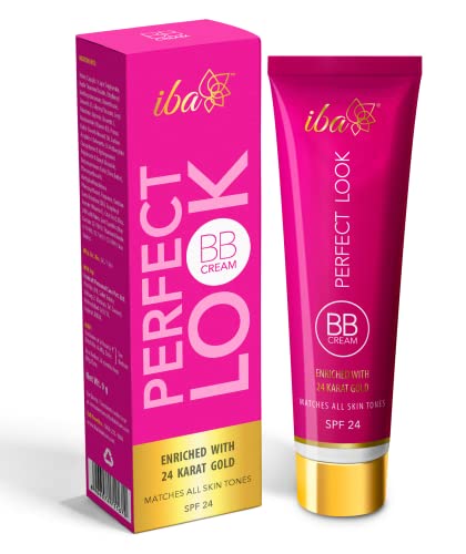 Image of Iba Makeup Combo 2-24 Karat Gold BB Cream(Medium Shade) | Long Stay Eyeliner | Ruby Touch A65 Lipstick (Set of 3)